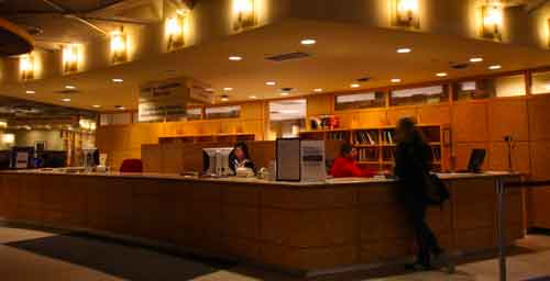 Loans desk Robarts library