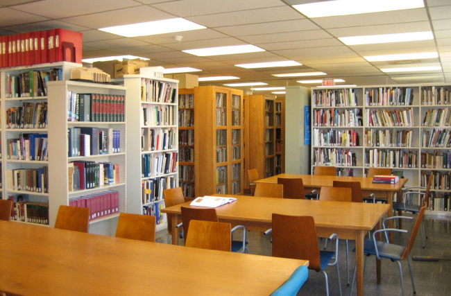 Photo of the Department of Art History Library