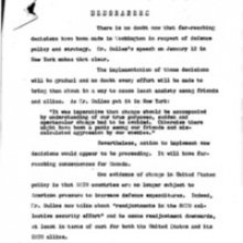 Logo image for the exhibition No Annihilation Without Consultation: Canada and the New Look, 1954
