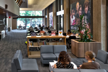 Photo of OISE Library (Ontario Institute for Studies in Education)