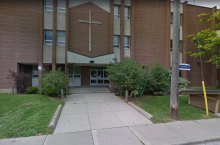 Photo of exterior of the entrance to the University of Toronto Schools (UTS) 