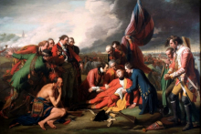 The death of General Wolfe.